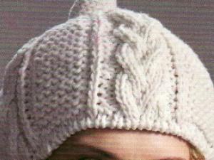 patron tricot tuque torsade #18