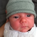 photo tricot tricot modele bonnet naissance 2