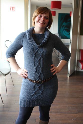 robe pull a tricoter