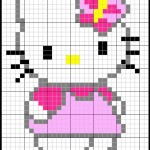 photo tricot modele grille tricot hello kitty 16