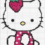 photo tricot modele grille tricot hello kitty 4
