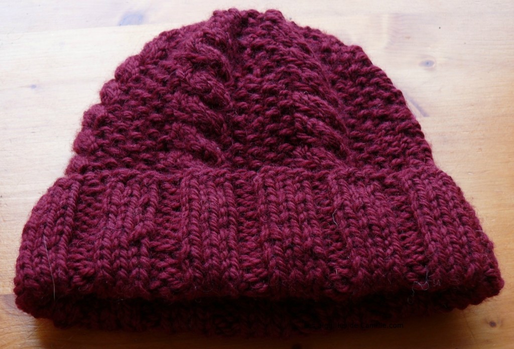 photo tricot modele pour tricoter un bonnet femme 3