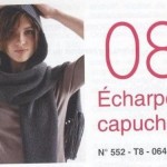 photo tricot modele tricot echarpe a capuche 10