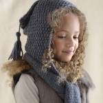 photo tricot modele tricot echarpe a capuche 14