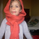 photo tricot modele tricot echarpe a capuche 2