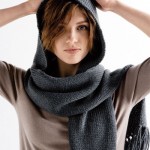 photo tricot modele tricot echarpe a capuche 4