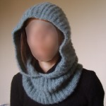 photo tricot modele tricot echarpe a capuche 6