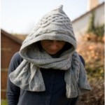 photo tricot modele tricot echarpe a capuche 7