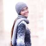 photo tricot modele tricot echarpe bonnet 9