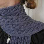 photo tricot modele tricot echarpe facile 2