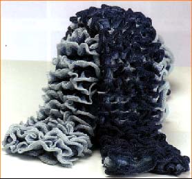 photo tricot modele tricot echarpe ruban 16