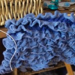 photo tricot modele tricot echarpe ruban 17
