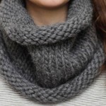 photo tricot modele tricot facile snood 15