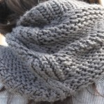 photo tricot modele tricot facile snood 6