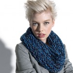 photo tricot modele tricot facile snood 8