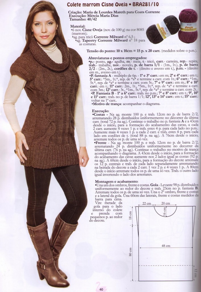 modele tunique tricot