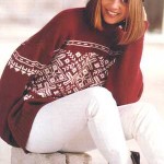 photo tricot modele tricot pull norvegien 16