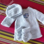 photo tricot modele tricoter layette 13