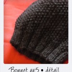 photo tricot modèle bonnet tricot point de riz 13