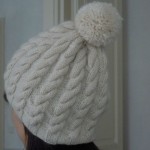 photo tricot modèle tricot bonnet pompon 10