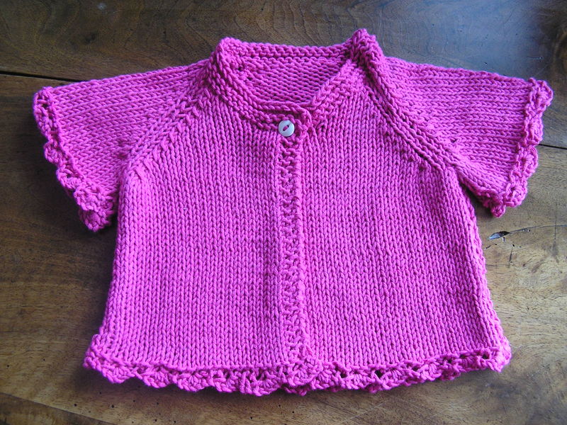 photo tricot modèle tricot bébé sans couture 14