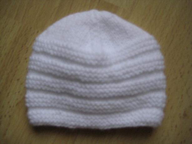 tricoter bonnet naissance facile