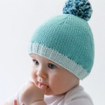 photo tricot modèle tricot facile bonnet bébé 6