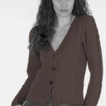 photo tricot modèle tricot femme gilet 14