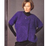 photo tricot modèle tricot femme gilet 18