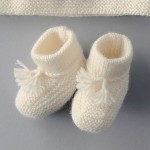 photo tricot modèle tricot jersey chausson bébé gratuit 7