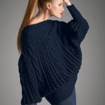 photo tricot modèle tricot robe pull 12