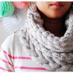 photo tricot modèle tricot snood idee 14