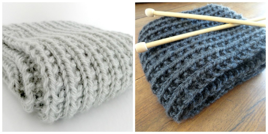 tricoter snood en 8