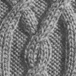 photo tricot modèle tricot torsade losange 3