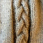 photo tricot modèle tricot torsade natté
