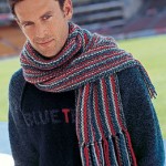 photo tricot modèle tricot écharpe bergère de france 7