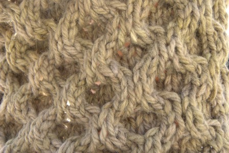 photo tricot modèle tricoter nid d abeille comment