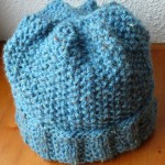 photo tricot patron tricot bonnet point de riz 16