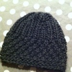 photo tricot patron tricot bonnet point de riz 7