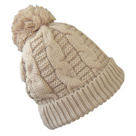 tricoter un bonnet pompon