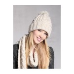 photo tricot tricoter un bonnet en laine pompon 4