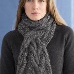 photo tricot modele gratuit tricot echarpe torsade 2