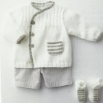 photo tricot modele gratuit tricot layette gilet 12