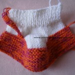 photo tricot modele tricot bebe chaussons 8