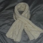 photo tricot modele tricot bebe echarpe 12