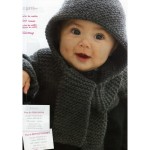photo tricot modele tricot bebe echarpe 6