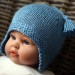 photo tricot modele tricot bonnet bebe naissance 18