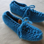 photo tricot modele tricot chausson adulte facile 15