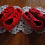 photo tricot modele tricot chausson adulte facile