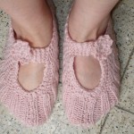 photo tricot modele tricot chausson adulte facile 17